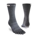 Injinji Women Trail Midweight Crew Granite ถุงเท้าวิ่งเทรลแบบแยกนิ้วสำหรับผู้หญิง 2