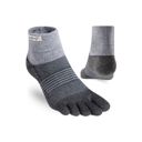 Injinji Women Trail Midweight Mini-Crew Granite ถุงเท้าวิ่งเทรลแบบแยกนิ้วสำหรับผู้หญิง 2