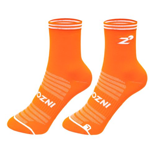 INZONE Sock Light Flow Orange/White | ถุงเท้าวิ่ง เบาสบาย แห้งเร็ว ลดเท้าพอง