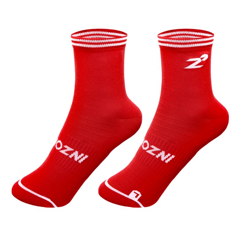 INZONE Sock Light Flow Red | ถุงเท้าวิ่ง เบาสบาย แห้งเร็ว ลดเท้าพอง