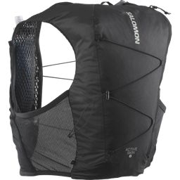 Salomon Active Skin 8 Set เป้วิ่งเทรล 8 ลิตร สี Black / Metal