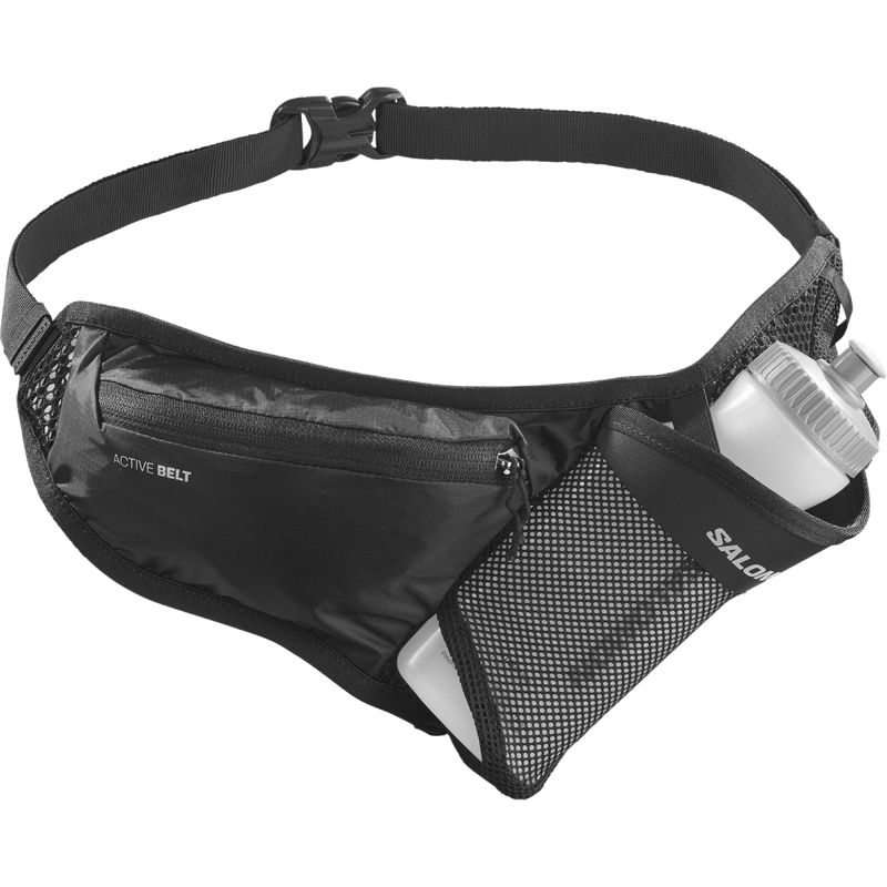 Salomon Active Belt พร้อมขวดน้ำ 3D Bottle สีดำ