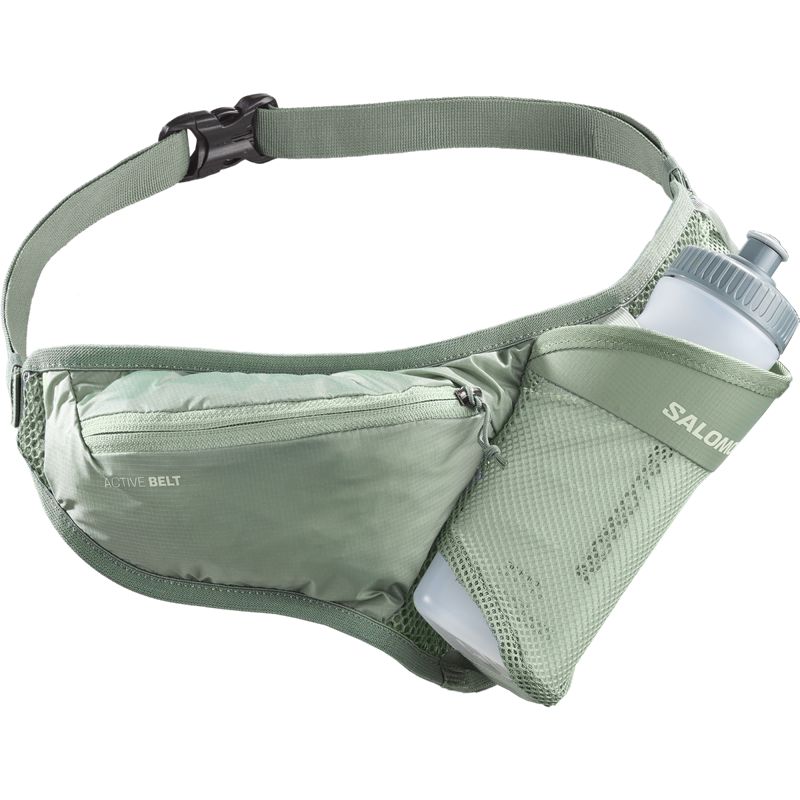 Salomon Active Belt พร้อมขวดน้ำ 3D Bottle สี Lily Pad / Laurel Wreath
