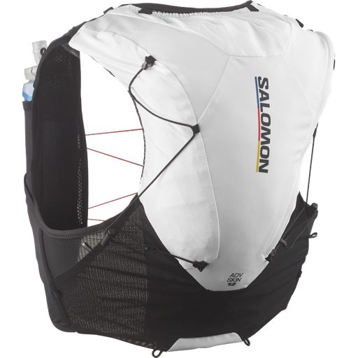 Salomon ADV Skin 12 Race Flag Set เป้วิ่งเทรล 12 ลิตร สี Black / White