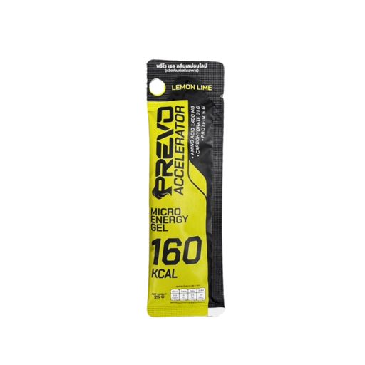 Prevo Micro Energy Gel Lemon lime | เจลให้พลังงานสูง น้ำหนักเบา รสเลมอนไลม์