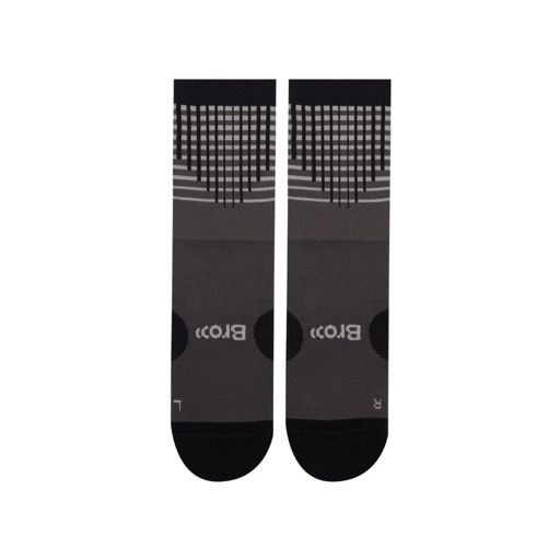 brooo Low Crew Socks SS24 Charcoal