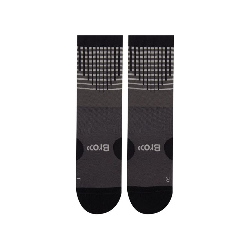 brooo Low Crew Socks SS24 Charcoal