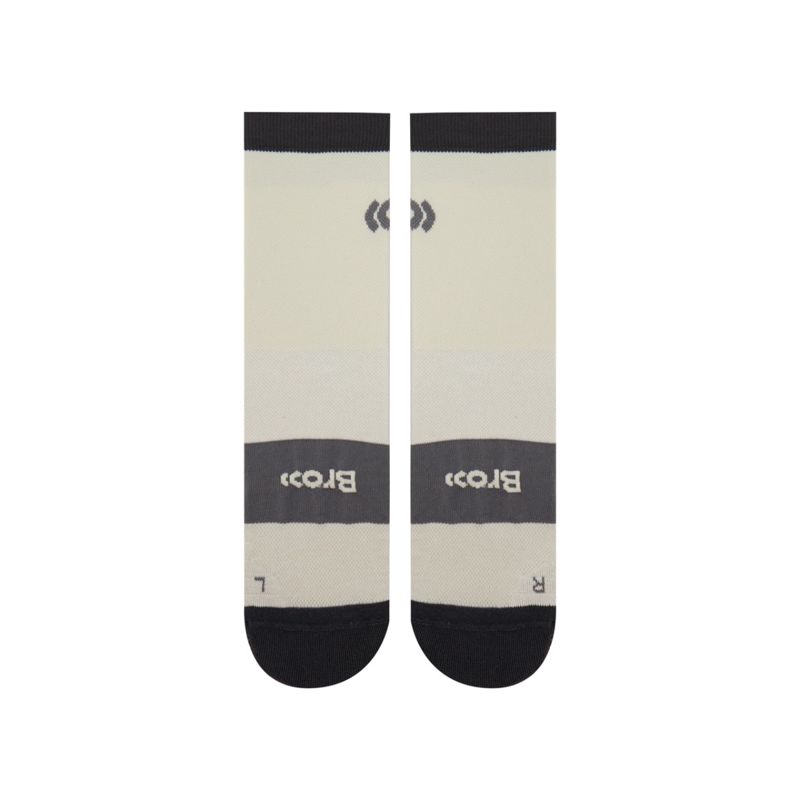 brooo Low Crew Socks Trail SS24 Ivory White
