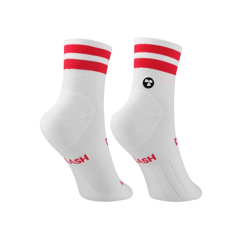 Personalbest Performance Sock Low Double Slash - Red ถุงเท้าวิ่ง
