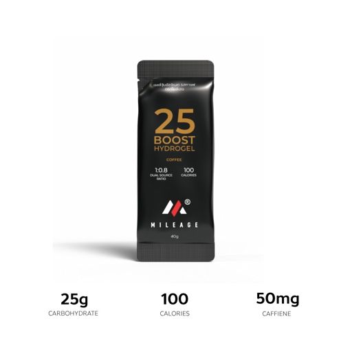 Mileage 25 Boost Hydrogel Coffee | เจลพลังงานพร้อมคาเฟอีน