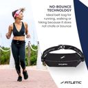 Fitletic Mini Sport Plus Fit Running Belt Black/Reflective Zipper กระเป๋าคาดเอววิ่ง 2