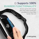 Fitletic Mini Sport Plus Fit Running Belt Black/Reflective Zipper กระเป๋าคาดเอววิ่ง 5