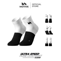 Motive Sock Ultra Speed Pure Contrast - Low Cut / Clear ถุงเท้าวิ่ง