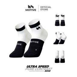 Motive Sock Ultra Speed Pure Contrast - Low Cut / Edge ถุงเท้าวิ่ง