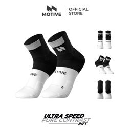 Motive Sock Ultra Speed Pure Contrast - Low Cut / Rift ถุงเท้าวิ่ง