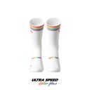 Motive Sock Ultra Speed ColorFlow - Crew / White ถุงเท้าวิ่ง 3