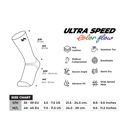 Motive Sock Ultra Speed ColorFlow - Crew / White ถุงเท้าวิ่ง 6
