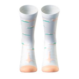 Motive NEON MOVE COLLECTION - Performance - White/Peach Free size ถุงเท้าวิ่ง