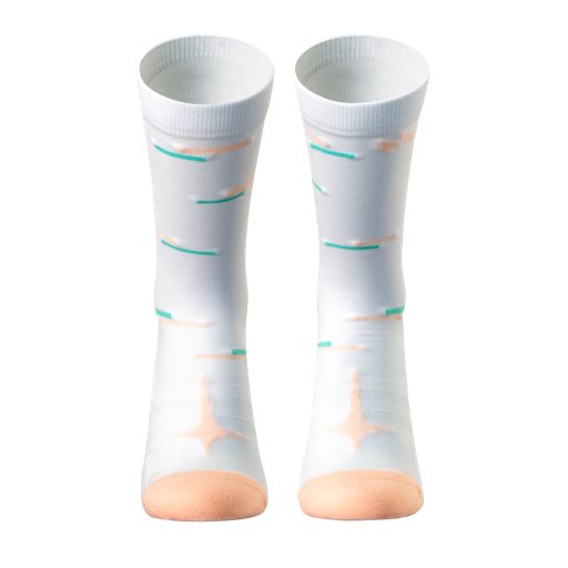 Motive NEON MOVE COLLECTION - Performance - White/Peach Free size ถุงเท้าวิ่ง
