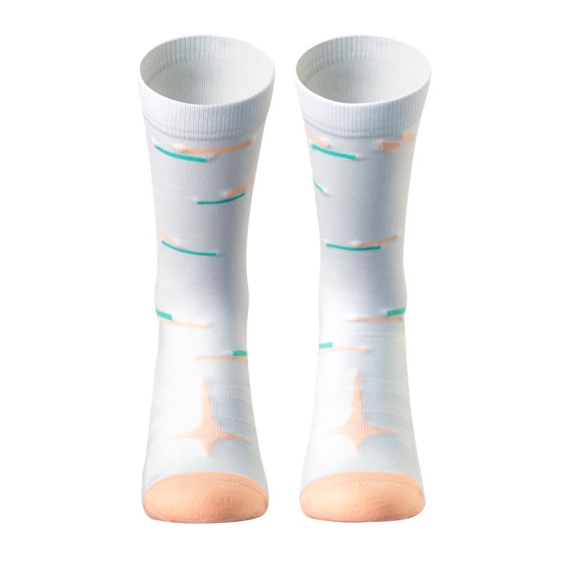 Motive NEON MOVE COLLECTION - Performance - White/Peach Free size ถุงเท้าวิ่ง