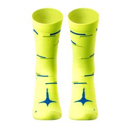 Motive NEON MOVE COLLECTION - Performance - Yellow/Blue Free size ถุงเท้าวิ่ง