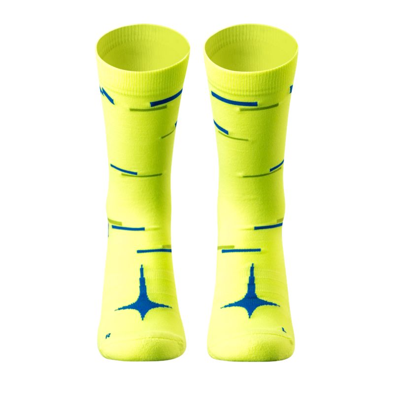 Motive NEON MOVE COLLECTION - Performance - Yellow/Blue Free size ถุงเท้าวิ่ง