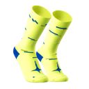 Motive NEON MOVE COLLECTION - Performance - Yellow/Blue Free size ถุงเท้าวิ่ง 3