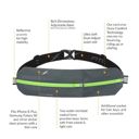 Fitletic Bolt Fit Double Running Pouch Black กระเป๋าคาดเอววิ่ง 4