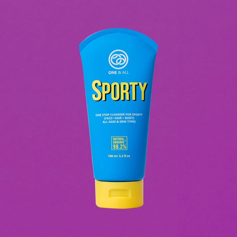 One & All Sporty 150 ml. | ขจัดคราบเหงื่อ กลิ่นอับ และแบคทีเรีย จบในหลอดเดียวหลังออกกำลังกาย