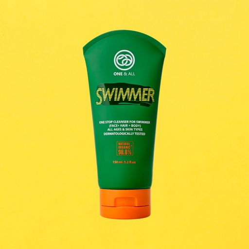 One & All Swimmer 150 ml. | จบปัญหาผมแห้ง ผิวแห้งจากคลอรีนและเกลือ สะอาด สดชื่น จบในหลอดเดียว