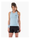 Compressport Performance Singlet W Cashmere Blue เสื้อกล้ามวิ่งหญิง 1