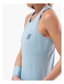 Compressport Performance Singlet W Cashmere Blue เสื้อกล้ามวิ่งหญิง 4