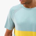 Compressport Performance SS Tshirt M - Ether/Lemon เสื้อวิ่งแขนสั้นผู้ชาย 4