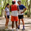 Compressport Performance SS Tshirt M - Orient Blue/Star White เสื้อวิ่งแขนสั้นผู้ชาย 5