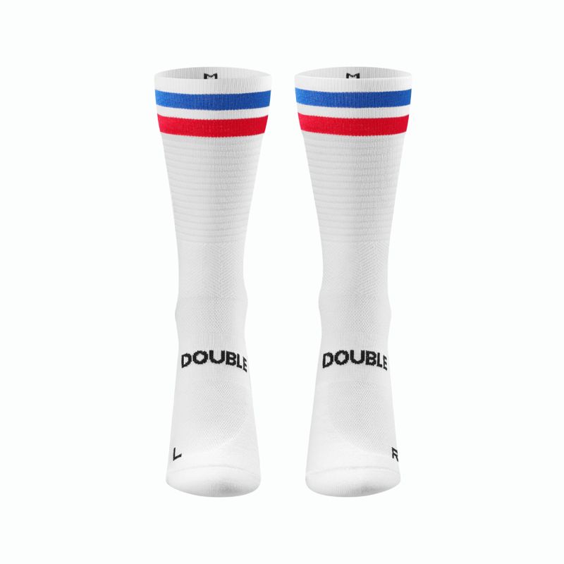 Personalbest Performance Sock Double Slash Olympic ถุงเท้าสำหรับวิ่ง