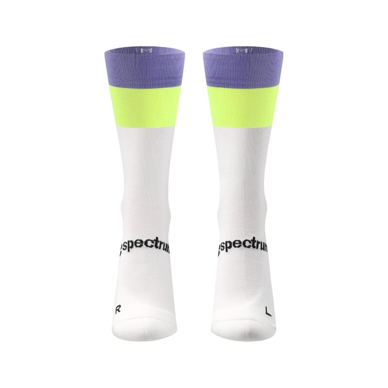 Personalbest Performance Sock Spectrum Volt/Purple ถุงเท้าวิ่งออกแบบระบายอากาศได้ดี