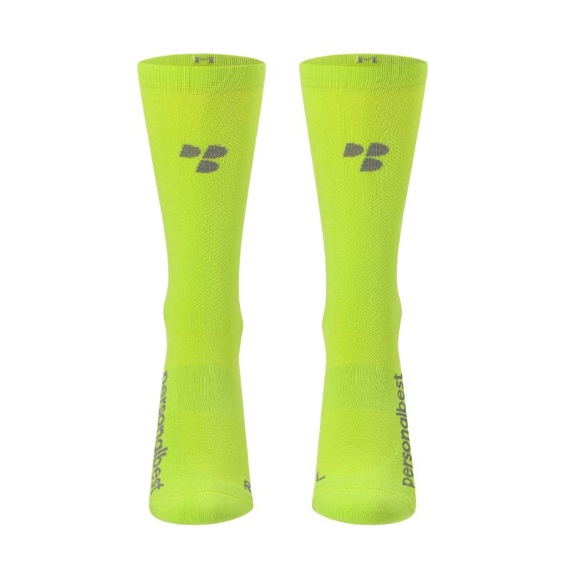Personalbest Performance Sock Venom Green ถุงเท้าวิ่ง