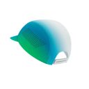 Compressport Pro Racing Cap Star - White/BlueGreen หมวกวิ่งสายแข่งปีกพับได้ 3