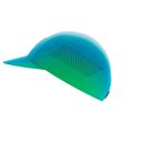 Compressport Pro Racing Cap Star - White/BlueGreen หมวกวิ่งสายแข่งปีกพับได้ 4