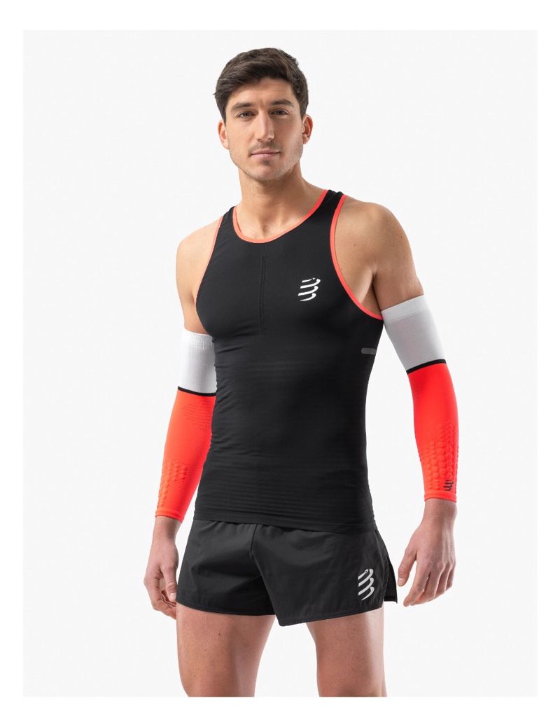 Compressport Pro Racing Singlet M Black เสื้อกล้ามวิ่ง