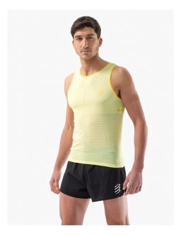 Compressport Pro Racing Singlet M Elf Yellow เสื้อกล้ามวิ่ง