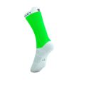 Compressport Pro Racing Socks V4.0 Bike - Neon Green/White ถุงเท้าปั่นจักรยานข้อสูง 4