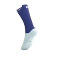 Compressport Pro Racing Socks V4.0 Bike - Orient Blue/White ถุงเท้าปั่นจักรยานข้อสูง 4