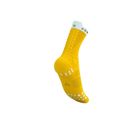 Compressport Pro Racing Socks V4.0 Trail - Lemon/White ถุงเท้าวิ่งเทรล 2