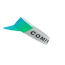Compressport Pro Racing Visor Star - White/Blue-Green หมวกวิ่ง 2