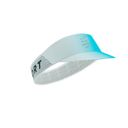 Compressport Pro Racing Visor Star - White/Blue-Green หมวกวิ่ง 3