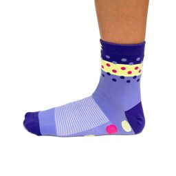 T8 Mix Match Socks - Purple ถุงเท้าสำหรับนักวิ่ง