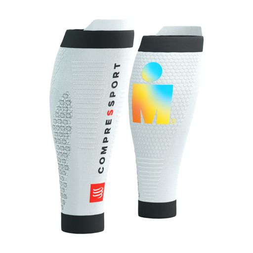 Compressport R2 3.0 - 360 Print - Ironman 2025 - L1 White (ปลอกรัดน่อง Ironman Edition)