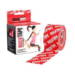 RockTape Roll Standard Adhesive Logo Red เทปกายภาพบำบัดสำหรับลดอาการบาดเจ็บ