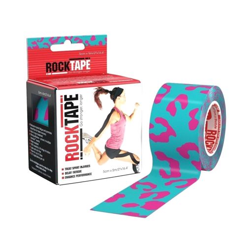 RockTape Roll Standard Adhesive Miami Katz เทปกายภาพบำบัดสำหรับลดอาการบาดเจ็บ